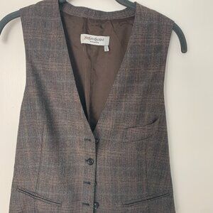 Yves Saint Laurent Rive Gauche wool vest